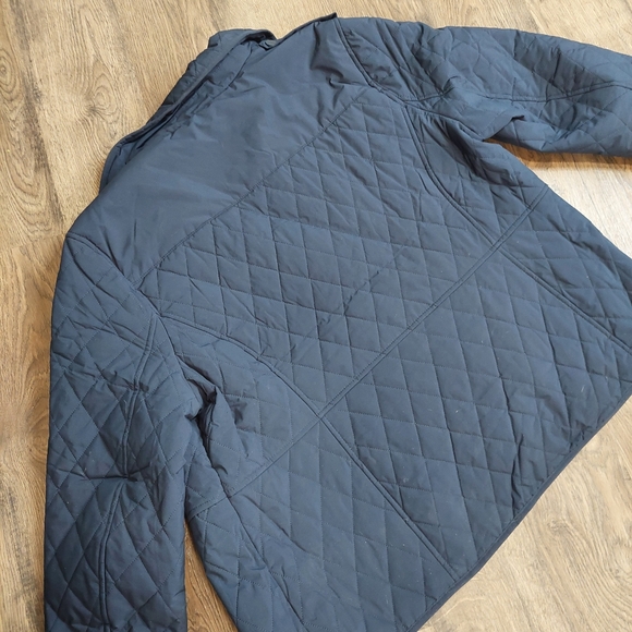 TOMMY‎ HILFIGER xxl Quilted Full Button Jacket Coat Womens puffer Navy blue - Picture 8 of 8